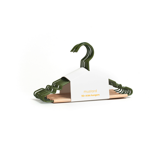 Mustard Made Kids Top Hangers - Olive