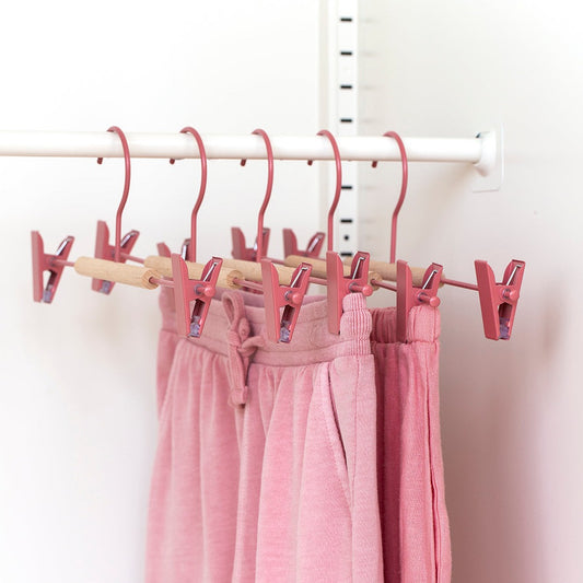 Mustard Made Adult Clip Hangers - Berry (Pack-5)