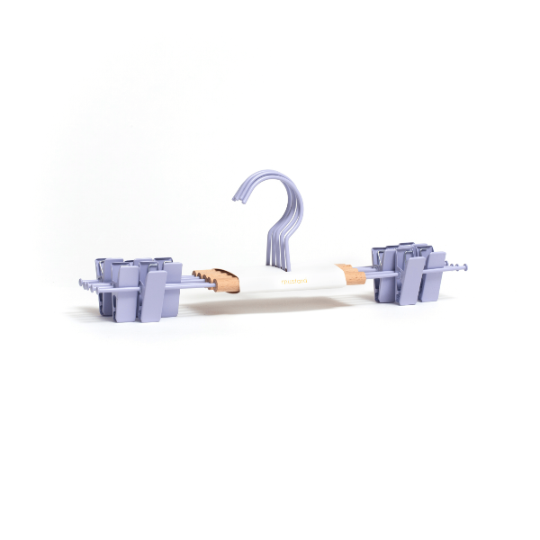 Mustard Made Adult Clip Hangers 5 Pack - Lilac
