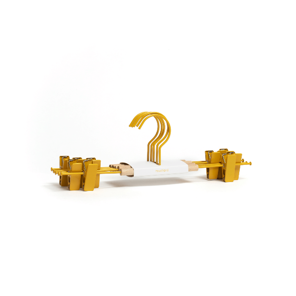 Mustard Made Adult Clip Hangers 5 Pack - Mustard