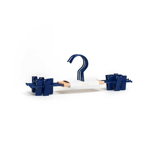 Mustard Made Adult Clip Hangers - Navy (Pack-5)