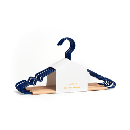 Mustard Made Adult Top Hangers - Navy