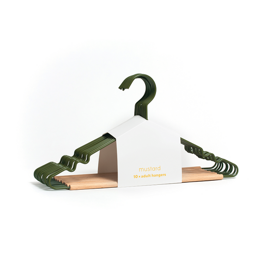 Mustard Made Adult Top Hangers - Olive