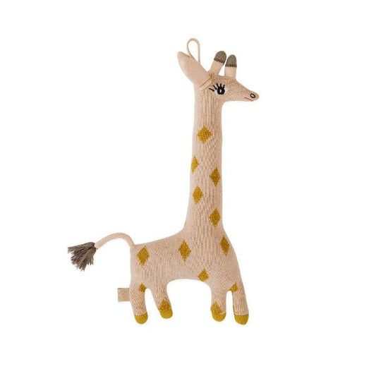 OYOY Darling - Baby Guggi Giraffe - Rose / Amber