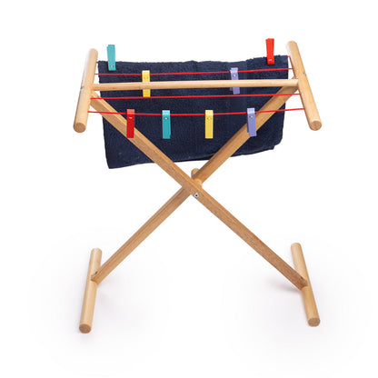 Bigjigs Toys Wooden Clothes Airer