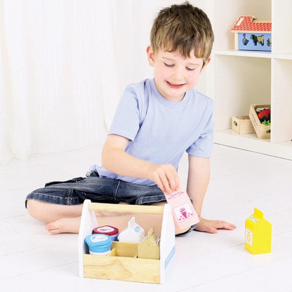 Bigjigs Toys Dairy Delivery Set