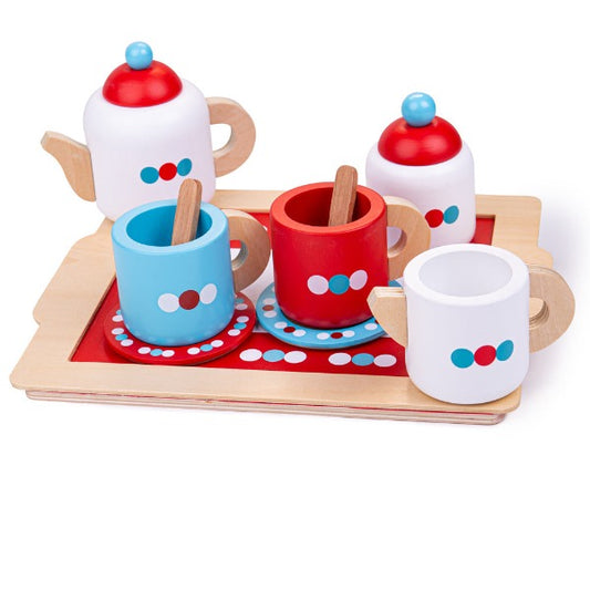 BigJigs Toys Tea Set and Tray