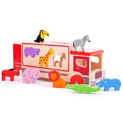 Bigjigs Toys Safari Sorting Lorry
