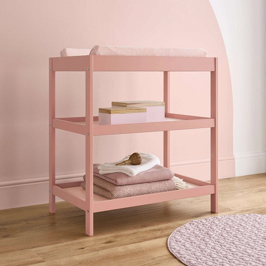 CuddleCo Nola Changing Table - Blush Pink
