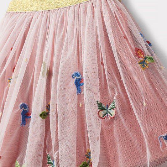 Stych Accessories Butterfly & Unicorn Embroidered Skirt