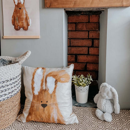 Tigercub Prints Florence the Bunny Woodland Nursery Cushion Cover