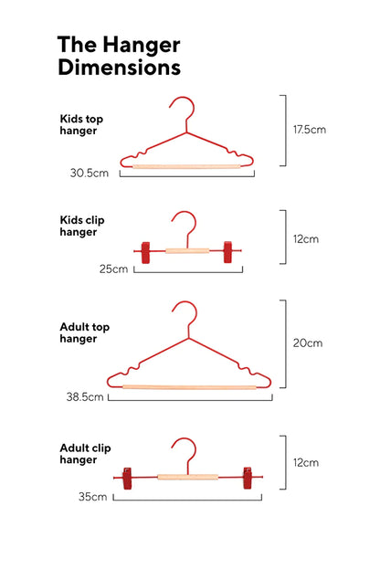 Mustard Made Kids Top Hangers 10 Pack - Poppy