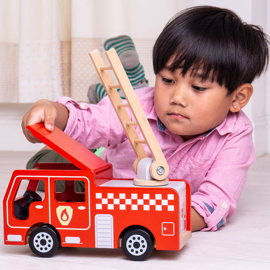 Bigjigs Toys City Fire Engine Toy