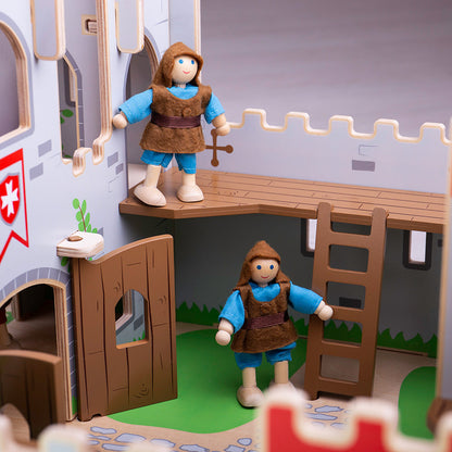 Bigjigs Toys King George's Wooden Castle Toy Playset