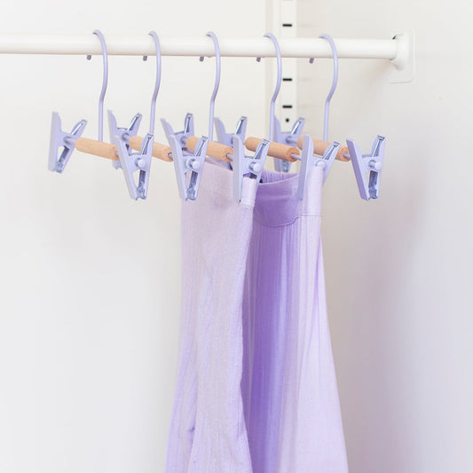 Mustard Made Kids Clip Hangers - Lilac