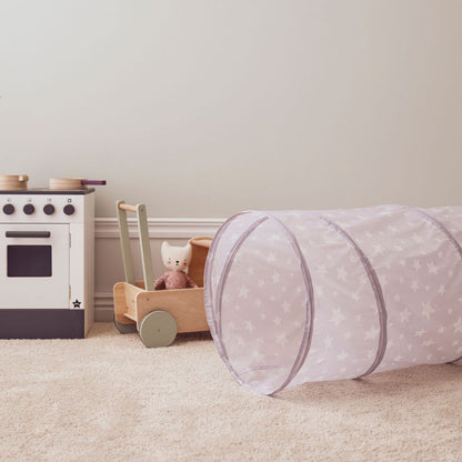 Kids Concept Play Tunnel - Star Lilac
