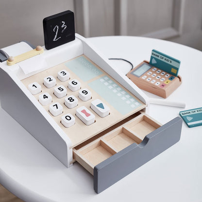 Kids Concept Wooden Play Register - Grey