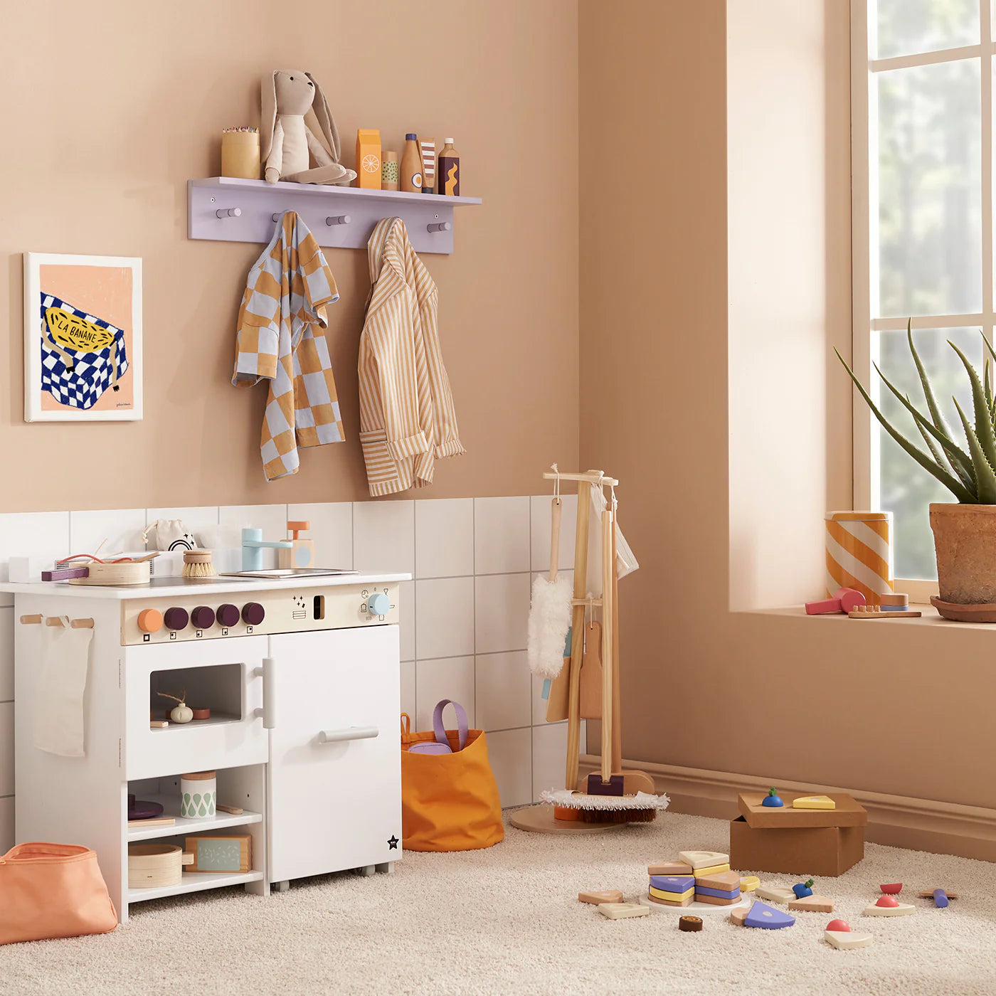 Kids Concept Wooden Kitchen With Dishwasher Scandiborn