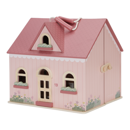 Little Dutch Pink Small Dolls House With Furniture