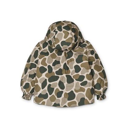 Liewood Paloma Puffer Jacket (1-6Y) - Camouflage / Green Multi Mix