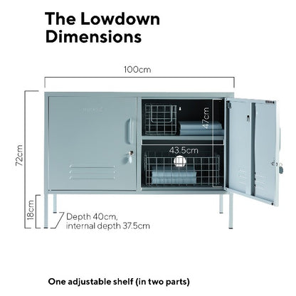 Mustard Made The Lowdown Storage Locker - Ocean