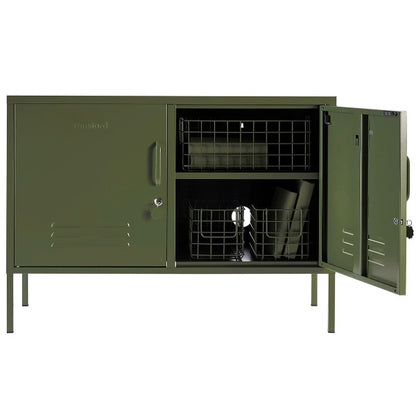 Mustard Made The Lowdown Storage Locker - Olive Green