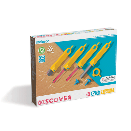 Makedo Discover Cardboard Construction Kids Tool Set