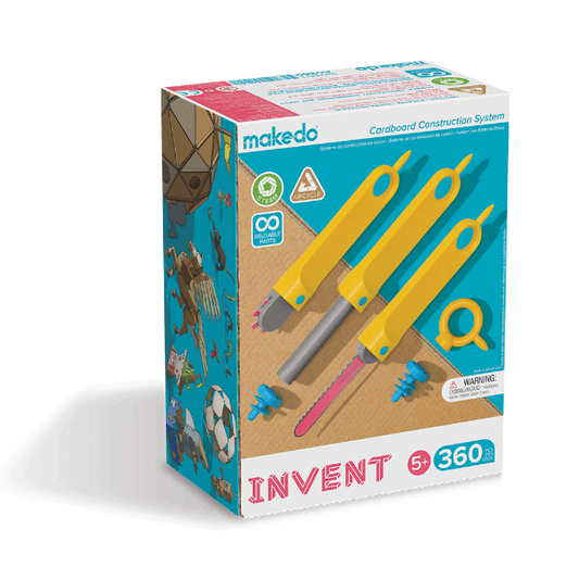 Makedo Invent Cardboard Construction Kids Tool Set