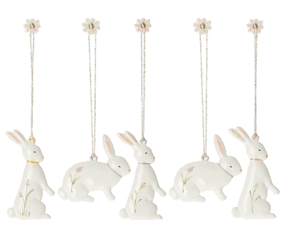 Maileg Easter Bunny Ornaments - (Pack-5)