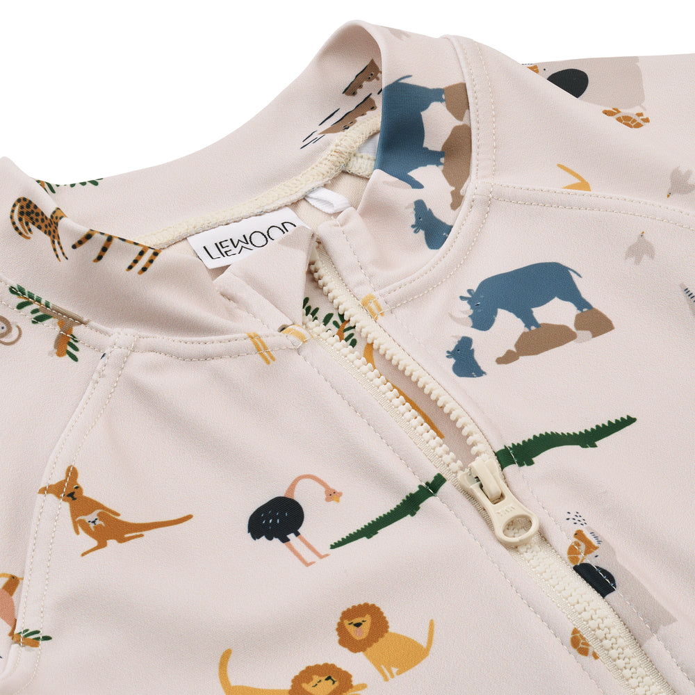 Liewood Max Swim Jumpsuit All Together / Sandy Scandiborn