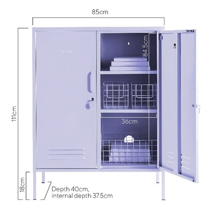 Mustard Made The Midi Storage Locker - Lilac