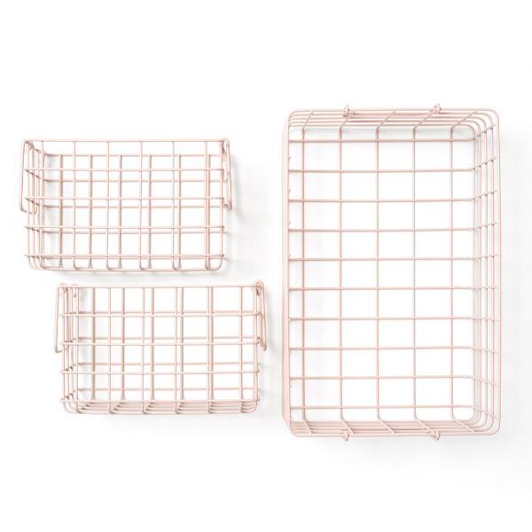 Baskets Blush Pink