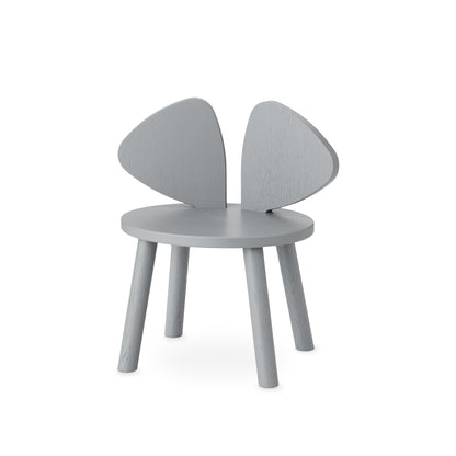 Nofred Mouse Wooden Chair (2-5 Years) - Grey