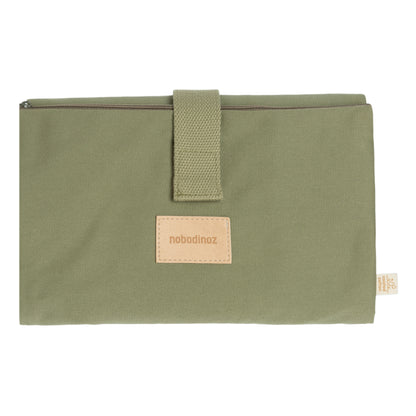 Nobodinoz Baby On The Go Waterproof Changing Mat - Olive Green