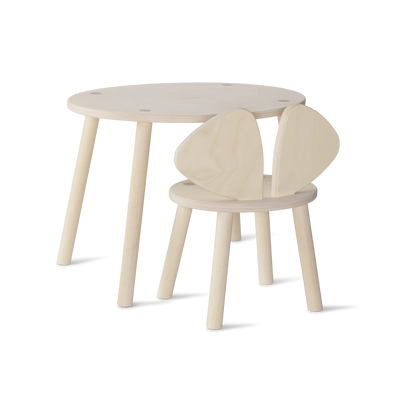 Nofred Mouse Chair & Table Set (2-5 Years) - Birch