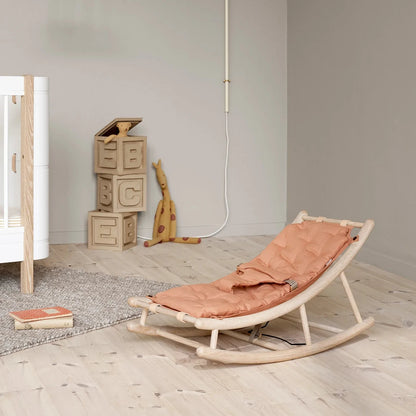 Oliver Furniture Wood Baby & Toddler Rocker - Oak/Caramel
