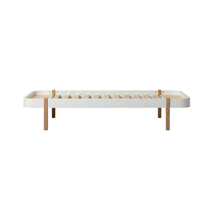 Oliver Furniture Wood Lounger 90cm - White & Oak