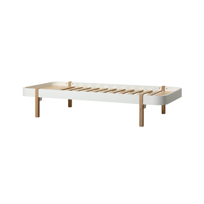 Oliver Furniture Wood Lounger 90cm - White & Oak