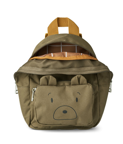 Liewood Saxo Mini Backpack in Mr Bear Khaki