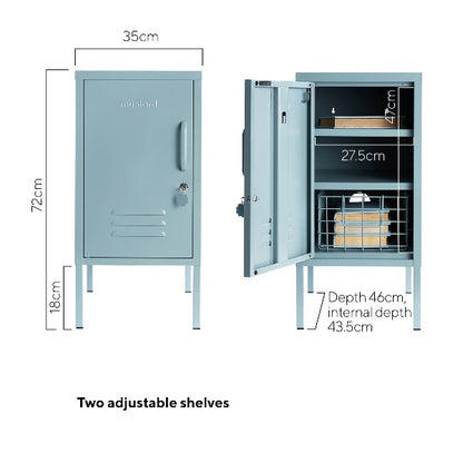 Mustard Made The Shorty Bedside Locker - Ocean Blue (Left Opening)