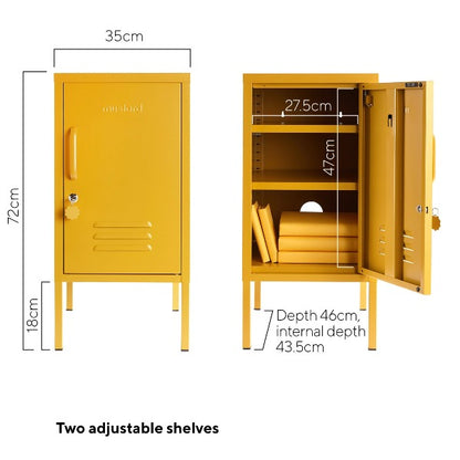 Mustard Made The Shorty Bedside Locker - Mustard