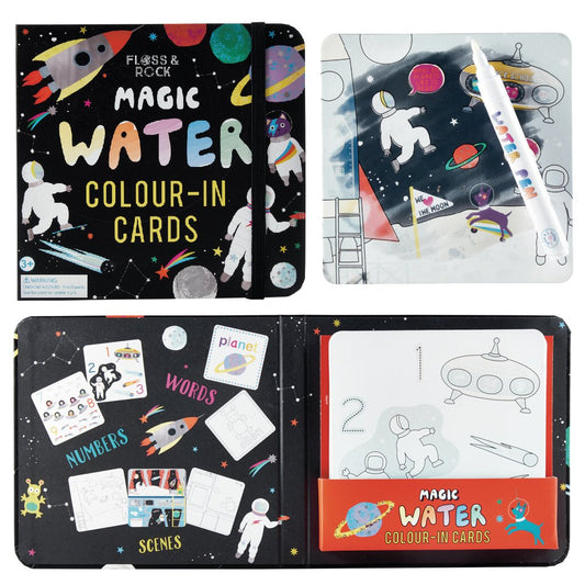 Floss & Rock Magic Colour Changing Water Cards - Space