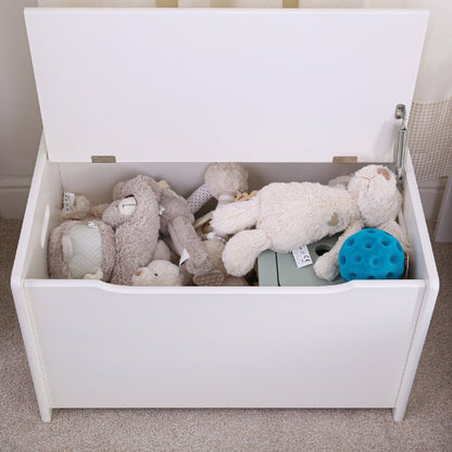 Tidlo Wooden Toy Chest - White