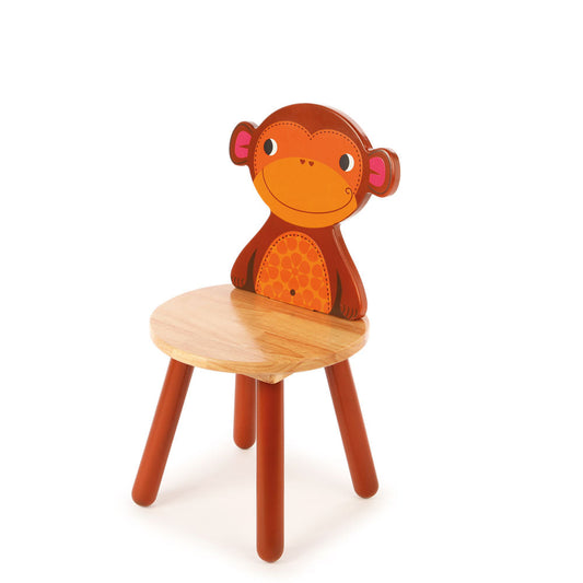 Tidlo Wooden Kids Chair - Monkey