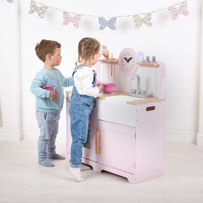 Tidlo Country Play Wooden Kitchen - Pink