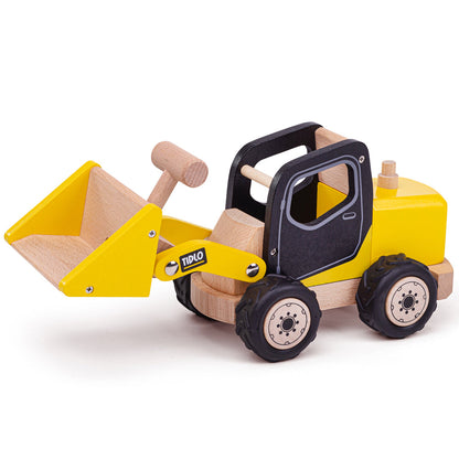 Tidlo Wooden Front End Loader Toy Construction Toys – Scandiborn