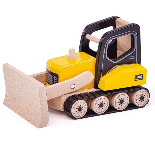 Tidlo Wooden Bulldozer Toy