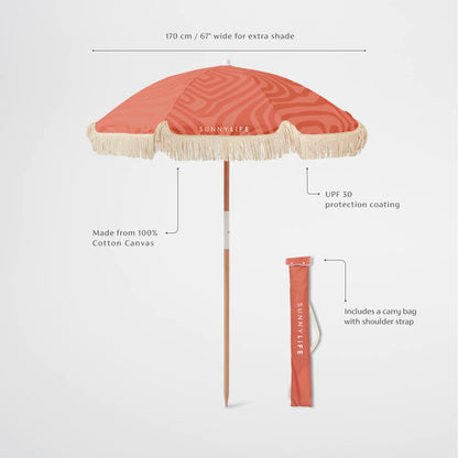 Sunny Life Luxe Beach Umbrella - Terracotta