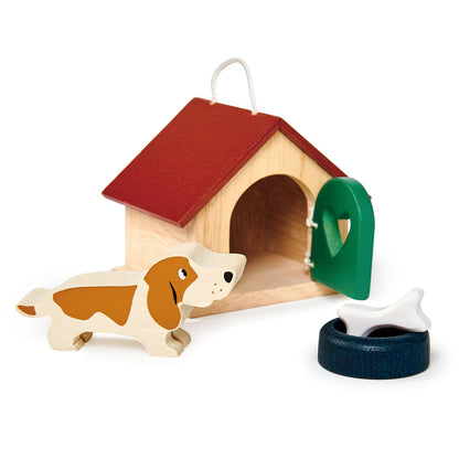 Tender Leaf Toys Pet Cat & Pet Dog Wooden Set