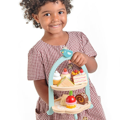 Tender Leaf Toys Birdie Afternoon Tea Stand